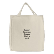 La maladie de Parkinson de soutien ! Trouvez un tr Sacs De Toile