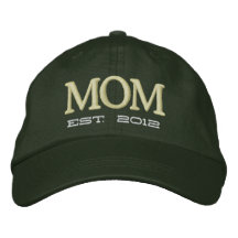 La maman a établi 2012 (personnalisable) casquette de baseball brodée