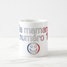 La Maman Numéro 1 (maman de numéro 1 en français) Tasses À Café