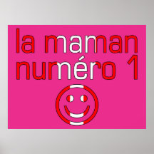 La Maman Numéro 1 - maman du numéro 1 dans le Cana Posters
