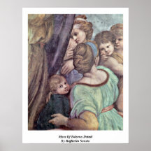 La masse du détail de Bolsena par Raffaello Sanzio Poster
