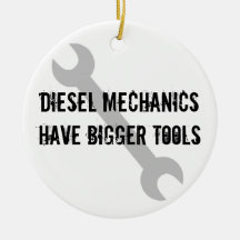 La mécanique de Diesal a de plus grands outils ! Décorations Pour Sapins De Noël