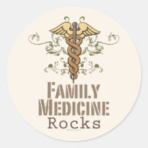La médecine de la famille bascule des autocollants