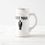La meilleure bière Stein de mariage d'homme Tasse