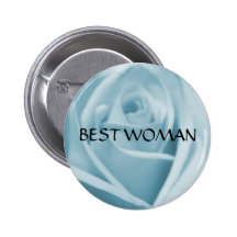 La MEILLEURE FEMME - bouton de rose de bleu Badge