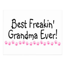 La meilleure grand-maman de Freakin jamais Cartes Postales