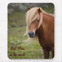 La meilleure maman de cheval islandais tapis de souris
