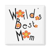 La meilleure maman du monde génial de fleurs magnets