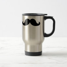 LA MEILLEURE MOUSTACHE NOIRE MUG À CAFÉ