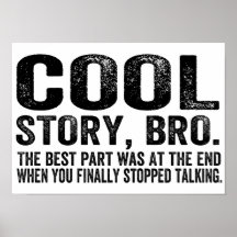 La meilleure pièce fraîche de l'histoire Bro.The é Poster
