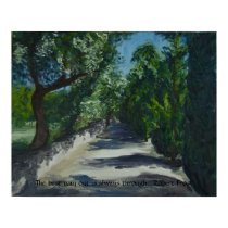 "La meilleure sortie est toujours." Robert Frost posters