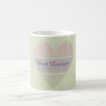 La meilleure tasse d'avocat - coeur