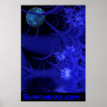 La mer bleue profonde posters
