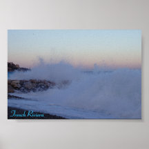 La mer Méditerranée, la Côte d'Azur Affiches