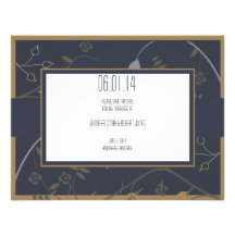La merveille naturelle d'ardoise et d'or font gagn cartons d'invitation