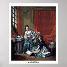 La modiste par Boucher François Posters