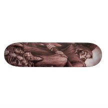 La mort de attente plateau de planche à roulettes