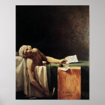 La mort de Marat Affiches