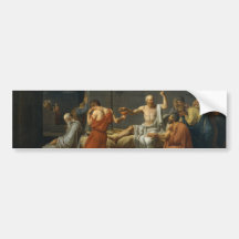 La mort de Socrates Autocollant Pour Voiture