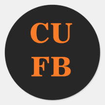 La mort pour le FB Autocollant Rond