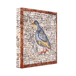 La mosaïque d'oiseau de Kos a enveloppé la toile v Toile Tendue