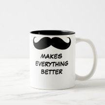 La moustache fait à tout une meilleure tasse
