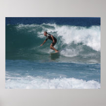 la Mozambique surfante Affiche