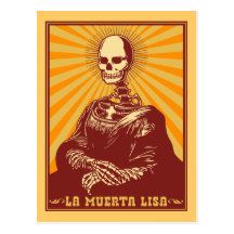 La Muerta Lisa Carte Postale