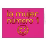 La Mujer Número 1 - épouse du numéro 1 dans l'Espa Cartes De Vœux