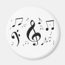 La musique de enflement note l'aimant