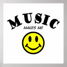 La musique m'incite à sourire affiche