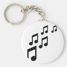 la musique note l'icône porte-clefs