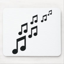 la musique note l'icône tapis de souris