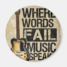la musique parle aimant