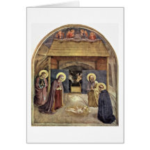 La naissance du Christ par ATF Angelico Carte