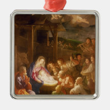 La nativité la nuit, 1640 ornements de noël