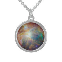 La nébuleuse d'Orion Collier Argent Sterling