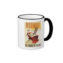 La Norvège - le berceau du ski Tasse