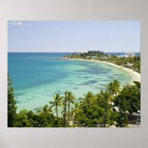 La Nouvelle-Calédonie, grande île de Terre, Noumea Affiche