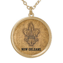 La Nouvelle-Orléans French Fleur de Lis Pendentifs