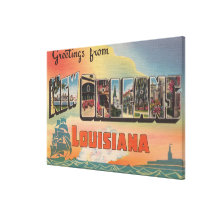 La Nouvelle-Orléans, Louisiane - grandes scènes de Impression Sur Toile