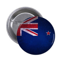 La Nouvelle Zélande Badge Avec Épingle