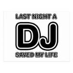 La nuit dernière le DJ a sauvé ma vie - musique de Carte Postale