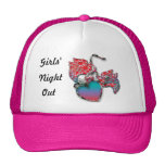 La nuit des filles conçoivent casquettes de camionneur