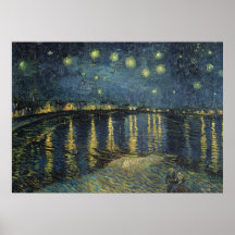 La nuit étoilée, 1888 affiches