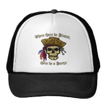 Là où il y ait des pirates casquettes de camionneur