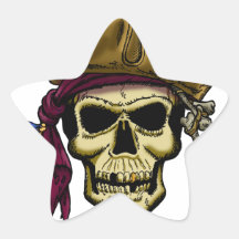 Là où il y ait des pirates, il y ait une partie ! autocollant en étoile