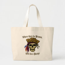 Là où il y ait des pirates, il y ait une partie ! sacs fourre-tout
