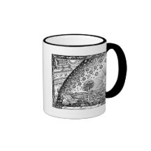 Là où le ciel et la terre se réunissent tasse à café