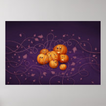 Là où les citrouilles de Halloween sont nés Affiches